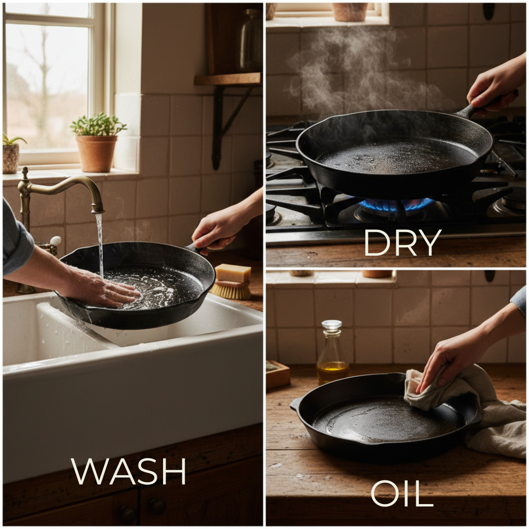 The 5-minute ritual: Caring for your cast iron